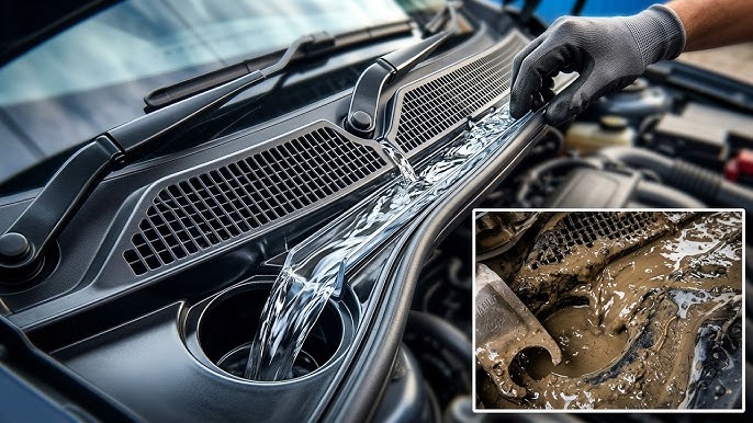 تسريب مياه الأمطار إلى مقصورة BMW: الأسباب وكيف تنظف مجاري التصريف بنفسك؟